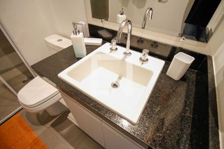 Studio para alugar com 28m², 1 quarto e sem vaga Studio para alugar com 28m², 1 quarto e sem vagaBanheiro