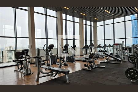 Studio para alugar com 28m², 1 quarto e sem vaga Studio para alugar com 28m², 1 quarto e sem vagaÁrea Comum - Academia