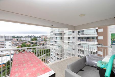 Varanda da Sala de apartamento à venda com 3 quartos, 85m² em Santo Amaro, São Paulo