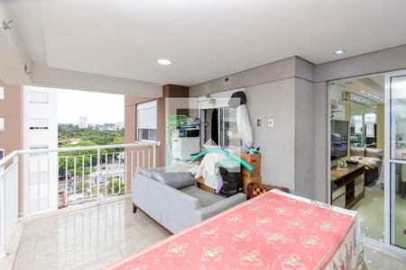 Varanda da Sala de apartamento à venda com 3 quartos, 85m² em Santo Amaro, São Paulo
