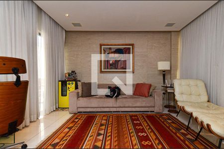 Sala cobertura de apartamento à venda com 3 quartos, 192m² em Funcionários , Belo Horizonte