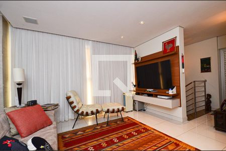 Sala cobertura de apartamento à venda com 3 quartos, 192m² em Funcionários , Belo Horizonte