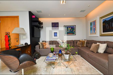 Sala 2 ambientes de apartamento à venda com 3 quartos, 192m² em Funcionários , Belo Horizonte