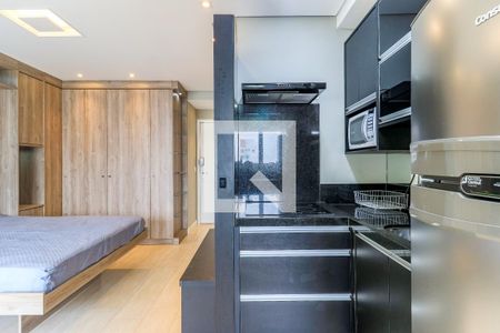 Studio à venda com 33m², 1 quarto e 1 vaga Studio à venda com 33m², 1 quarto e 1 vagaCozinha Studio