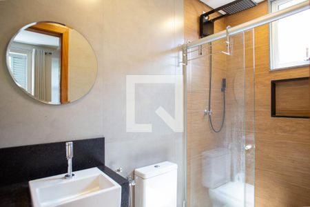 Banheiro da Suíte de apartamento à venda com 3 quartos, 200m² em Sion, Belo Horizonte