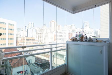 Varanda da Sala de apartamento à venda com 2 quartos, 61m² em Bela Vista, São Paulo