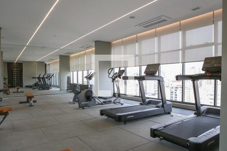 Studio à venda com 28m², 1 quarto e sem vaga Studio à venda com 28m², 1 quarto e sem vagaÁrea comum - Academia