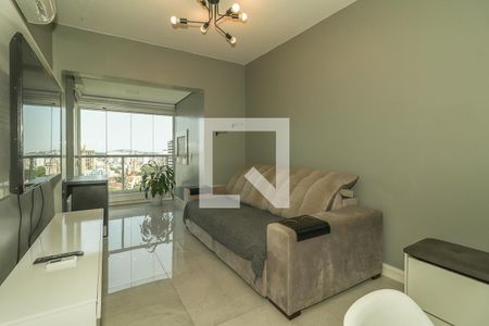 Sala de apartamento para alugar com 1 quarto, 48m² em Petrópolis, Porto Alegre