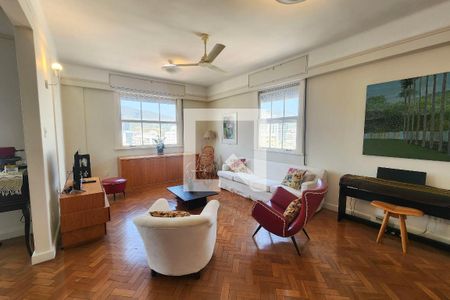 Sala de apartamento à venda com 4 quartos, 219m² em Botafogo, Rio de Janeiro