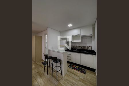 Cozinha de apartamento para alugar com 1 quarto, 25m² em Vila Ré, São Paulo