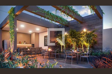 Apartamento para alugar com 39m², 2 quartos e 1 vaga Apartamento para alugar com 39m², 2 quartos e 1 vagaÁrea comum - Churrasqueira