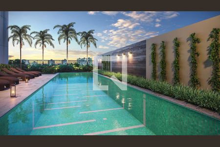 Apartamento para alugar com 39m², 2 quartos e 1 vaga Apartamento para alugar com 39m², 2 quartos e 1 vagaÁrea comum - Piscina