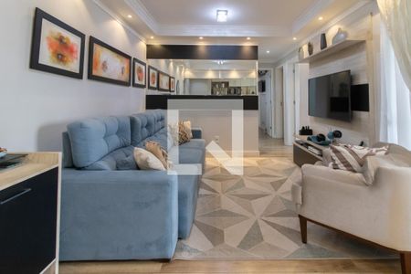 Sala de apartamento à venda com 3 quartos, 75m² em Vila Leonor, Guarulhos