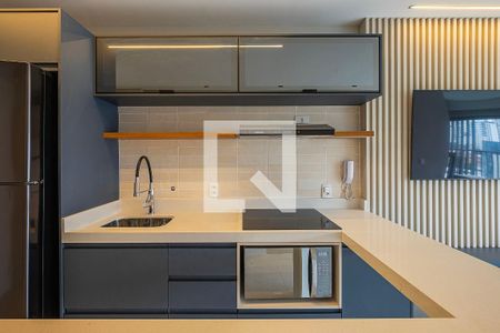 Sala/Cozinha de apartamento à venda com 1 quarto, 44m² em Paraíso, São Paulo