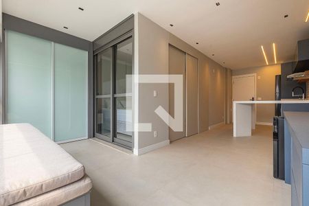 Sala/Cozinha de apartamento à venda com 1 quarto, 44m² em Paraíso, São Paulo