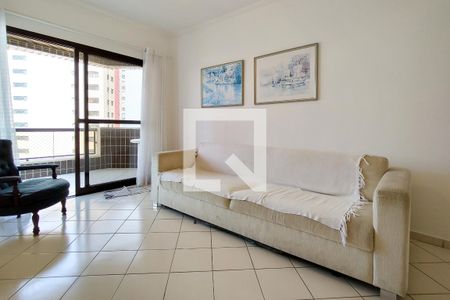 Sala de apartamento para alugar com 2 quartos, 87m² em Vila Caiçara, Praia Grande