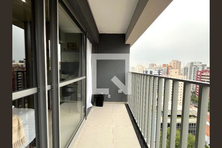Varanda de kitnet/studio para alugar com 1 quarto, 23m² em Vila Clementino, São Paulo