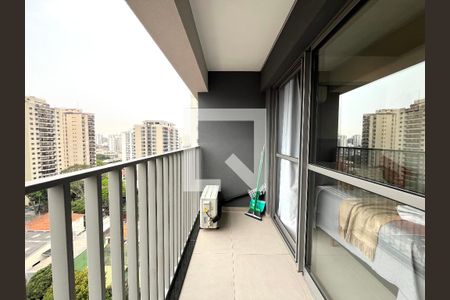 Varanda de kitnet/studio para alugar com 1 quarto, 23m² em Vila Clementino, São Paulo