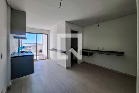 Sala/Quarto/Cozinha de apartamento à venda com 1 quarto, 27m² em Vila Dom Pedro I, São Paulo