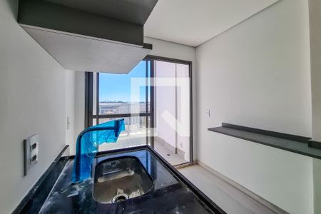 Sala/Quarto/Cozinha de apartamento à venda com 1 quarto, 27m² em Vila Dom Pedro I, São Paulo