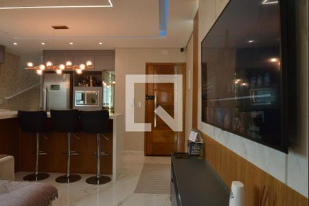 Sala de apartamento à venda com 2 quartos, 120m² em Campestre, Santo André