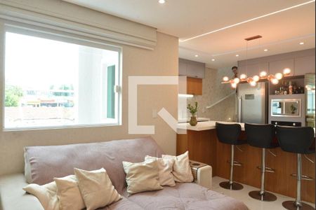 Sala de apartamento à venda com 2 quartos, 120m² em Campestre, Santo André
