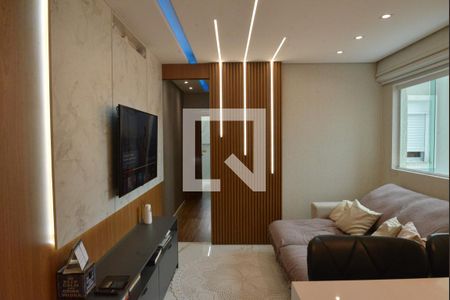 Sala de apartamento à venda com 2 quartos, 120m² em Campestre, Santo André