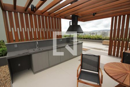 Studio para alugar com 24m², 1 quarto e 1 vaga Studio para alugar com 24m², 1 quarto e 1 vagaÁrea comum - Churrasqueira