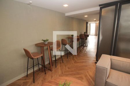 Studio para alugar com 24m², 1 quarto e 1 vaga Studio para alugar com 24m², 1 quarto e 1 vagaÁrea comum - Espaço Gourmet