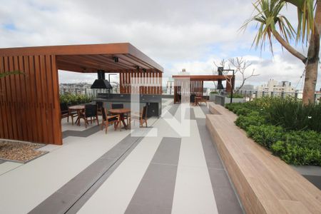 Studio para alugar com 24m², 1 quarto e 1 vaga Studio para alugar com 24m², 1 quarto e 1 vagaÁrea comum - Churrasqueira