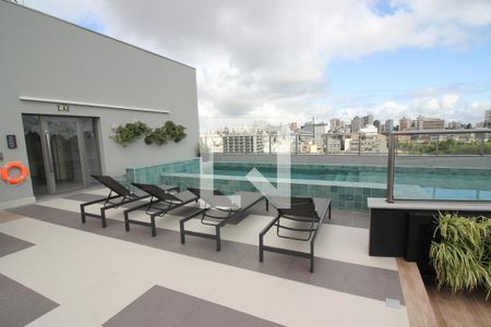 Studio para alugar com 24m², 1 quarto e 1 vaga Studio para alugar com 24m², 1 quarto e 1 vagaÁrea comum - Piscina