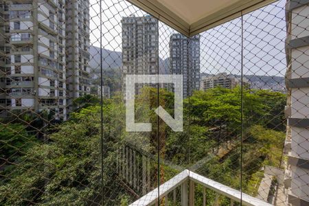 Varanda Vista de apartamento à venda com 2 quartos, 87m² em São Conrado, Rio de Janeiro