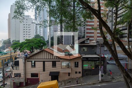 Vista da Sala/Quarto de kitnet/studio à venda com 1 quarto, 27m² em Bela Vista, São Paulo