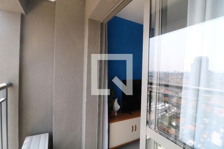 Varanda da Sala de apartamento para alugar com 2 quartos, 48m² em Vila Independência, São Paulo