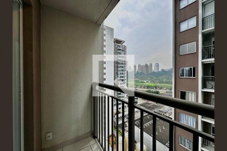 Sacada de apartamento para alugar com 1 quarto, 29m² em Jardim Caravelas, São Paulo