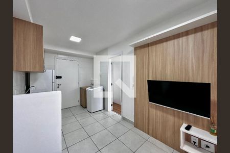 Sala de apartamento para alugar com 1 quarto, 29m² em Jardim Caravelas, São Paulo