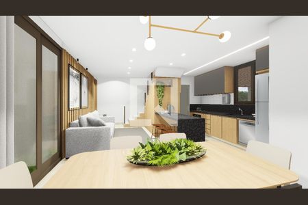 Casa de condomínio à venda com 140m², 3 quartos e 1 vaga Casa de condomínio à venda com 140m², 3 quartos e 1 vagaFachada