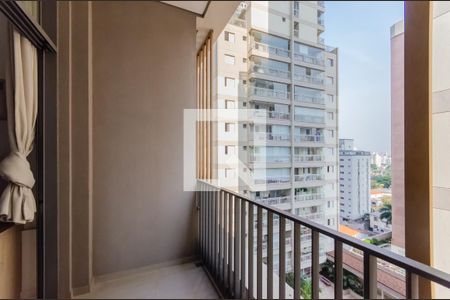 Studio para alugar com 28m², 1 quarto e sem vagaVaranda