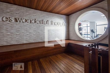 Studio à venda com 57m², 1 quarto e 1 vagaSauna