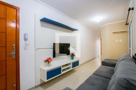 Sala de apartamento à venda com 2 quartos, 65m² em Vila Vitória, Santo André