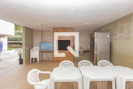 Apartamento à venda com 38m², 1 quarto e 1 vagaChurrasqueira