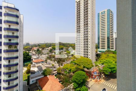 Sala - Vista de apartamento para alugar com 4 quartos, 170m² em Brooklin, São Paulo