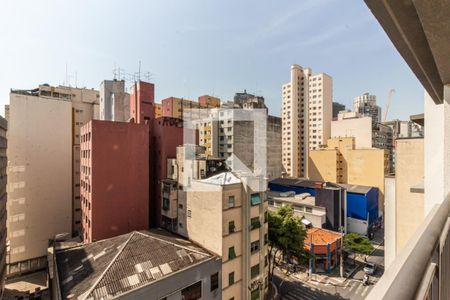 Vista da Varanda de kitnet/studio à venda com 1 quarto, 26m² em República, São Paulo