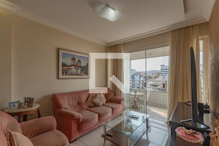 Sala de apartamento à venda com 3 quartos, 200m² em Castelo, Belo Horizonte