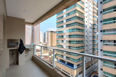 Sacada de apartamento para alugar com 3 quartos, 105m² em Canto do Forte, Praia Grande