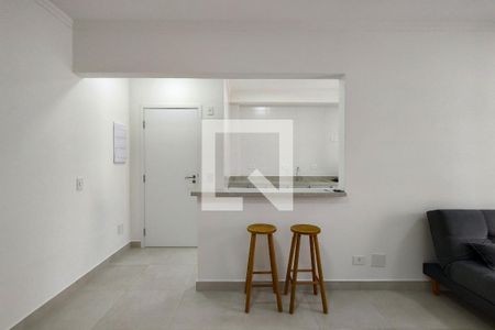 Cozinha de apartamento para alugar com 3 quartos, 105m² em Canto do Forte, Praia Grande