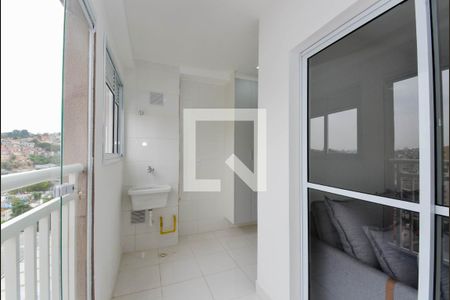 Varanda da Sala de apartamento à venda com 2 quartos, 51m² em Vila Galvão, Guarulhos