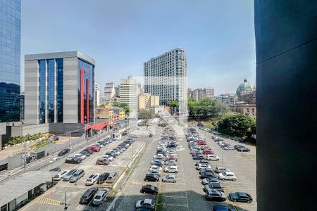Varanda da Sala de apartamento à venda com 1 quarto, 24m² em Sé, São Paulo