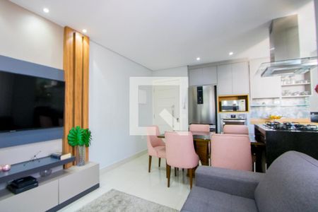 Sala de apartamento à venda com 3 quartos, 141m² em Vila Assunção, Santo André