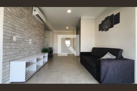 Sala de apartamento para alugar com 1 quarto, 55m² em Ponta da Praia, Santos